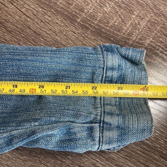 Juniors Size Medium Stretch Denim Insulated So Jacket - Picture 7 of 10